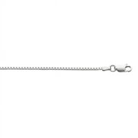 Kraljevski lanac Agrbox030- in. Sterling srebrni polirani klasični bo lanac sa kopčom za jastog