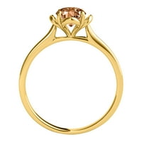 Mauli dragulji za angažman za žene 0. Morganitni prsten u obliku karata u obliku cvijeta za žene, vjenčani