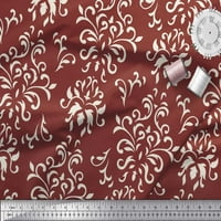 Tkanina sa pamučnom pamučnom pamučnom pamučnom pamučnom pamuku Filigranski damask dekor tkanina Široka