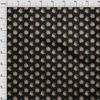 Onuone pamučna kambrična crna tkanina cvjetna šivaća materijal za ispis tkanine sa dvorištem