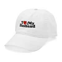 Cafepress - Volim svoj suprug kapu - tiskani podesivi bejzbol šešir