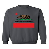 Newkward Styles California Republic Crewneck California State džemper za muškarce Kalifornija Državni džemper za žene Volim Kaliforniju Vintage California Muškarci Žene Žene Dukseri Kalifornija