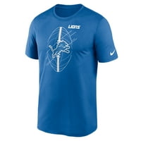 Muški Nike Blue Detroit Lions Legend Icon Performance Majica