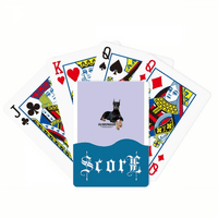 Doberman ferociozan ušni životinjski rezultati poker igračke kartice INDE IGRE