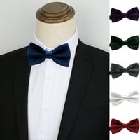Realyc Muškarci kravata glatka puna boja podesiva lagana korejska stila vjenčanica za zabavu banket