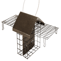 JCS WildLife brončana metalna kuća Dvostruki suetski kavez ulagač za ptice