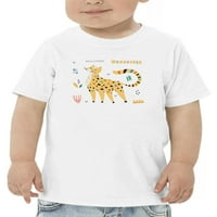 Funny Kids Cheetah Crtanje majica Toddler -Image by Shutterstock, Toddler