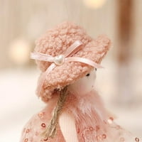 Ornament Garland Božićni i festival Poklon privjesak perle prekrirt prekrirt Angel Girl Privjesak Dječja