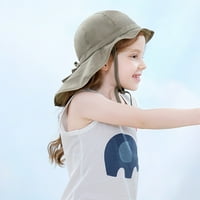 Dječji kape kape za djecu dječje djevojke Dječje dječake ljetne ruffles Candy Solid Sun Hat Cap upf