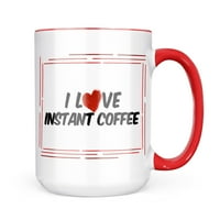 Neonblond I Love Instant šalica za kafu poklon za ljubitelje čaja za kavu
