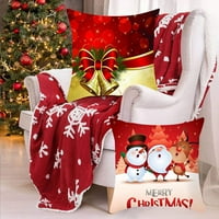 Shulemin Santa Claus uzorak baca jastuk s jastukom Jedno bočni otisak od poliestera protiv deformisanog