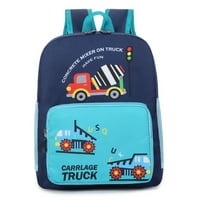 Rovga ruksak za školsku pribor Dječje dječje djevojke Dječje djece slatka crtani automobilska ispisa