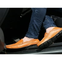Woobling Mens Premium originalna kožna ležerna listića na natikama prozračne vožnje cipele modna papučica