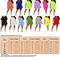 Avamo Womens Workout Sets Atletic Sports TrackSuit Dame Solid Color Tors and Hotcres Outfits Lounge