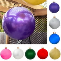 -Groee set divovskog božićnog PVC-a ukrašena kugla, na napuhavanje ukrašena lopta za DIY dom božićne