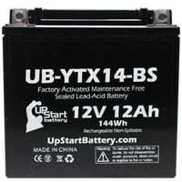 UPSTART Zamjena baterije PIAGGIO GTV CC Fabrika aktivirana, bez održavanja, baterija skutera - 12V,