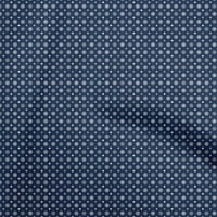 Onuone viskoze šifon mornarice plavi tkanini Geometrijski zanatski projekti Dekor tkanina Štampano dvorištem
