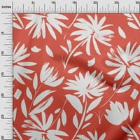 Onuone Georgette viskoza pastel crvena tkanina odlazi i cvjetna haljina materijal tkanina za ispis tkanine