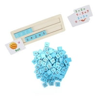 Matematička igračka za učenje, dječji abecedni broj Građevinski blok Rano obrazovna matematička spoznaja