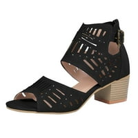 B91XZ platforme sandale za žene riblje sandale kopče otvorene sandale usta modne žene cipele peta prstiju