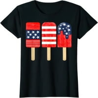 Plavi crveni bijeli sladoled Američka zastava 4. srpnja Majice Majice