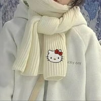 Anime Sanrios Hello Kittys šal Kawaii Kuromi CinnaMoroll Winter Vanjski vjetar toplo ručno pletene šal
