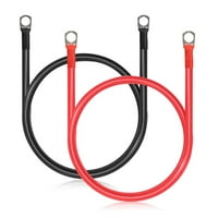 Set kablova za inverter baterije, ² Akumulator automobila, crveni i crni bakarni bakar