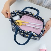 Trackied Food Bento izolirana torbica Oxford Tkaninu Veliki kapacitet Termalna ručka Torba za piknik