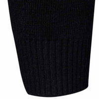 Dxhmoneyh Muški vijak Komplet Turtleneck džemper Ležerne prilike Pleted pulover Čvrsti džemperi u boji