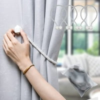 Magnetska vezica za zavjese - nadogradnja sa debljem užad u obliku užada i jakim magnetom za tretman prozora za zaštitu od draperija Držači Dekorativna draperska ručno izrađena kravata leđa