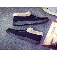 Audebane stanovi čizme tople zimske cipele casual modne gležnjače za snijeg Loafer za žene