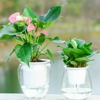 Bcloud cvijeće za samo zalijevanje praktične plastične prozirne biljne lonce za dom
