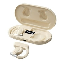 Bežične ušice, Bluetooth 5. Slušalice sa LED ekranom za napajanje, IP vodootporne slušalice za posao