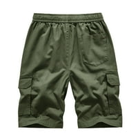 Muške kratke hlače elastirani struk Camo kratke hlače Multi džepovi Radne kratke hlače Dužina koljena