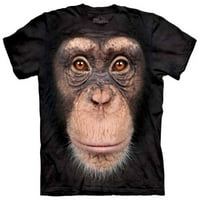 Majica sa čimpanzom Like - crna