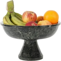 Radikalna voćna posuda Crna ručno rađena mramorna posuđa za kuhinju - ukrasna zdjela za držač banana,