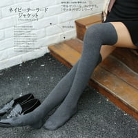 Do 65% OFF SHEPORION Čarape za žene Bedrine High Spcks preko djevojke Zimske pamučne toplije meke pamučne