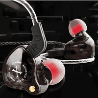 Urban i PRO dinamički hibridni dvostruki vozač u slušalicama za ušne muzičare sa kablom za uši u ušima