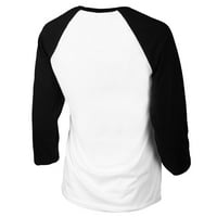 Ženska malena repa bijela crna Kolorado Rockies Unicorn 3 majica sa 4 rukava