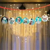 DIY Christmas Snjegović privjesak za bušenje Dijamantno vez za vez diy božićni viseći ukras