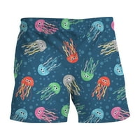Elneeya Muška kupališta za plivanje Jellyfish Ispišice za glavu Muške ljetne kratke hlače Kratke hlače