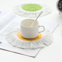 Veki pamučna izolacija prostirke za obrok u tkanim valju stol mat zdjela MAT jednostavna lot mat pamučna