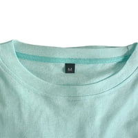 Muški T majica vlagu Wicking Ljetni vrhovi kratki rukav majica Labavi fit bluza plaža Lake Plave 2xl