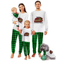 Usklađivanje PJS Plus Veličina Božić pidžama Organski pamučni božićni božićni praznični odmor Flannel pidžame veličine djece-djece-odrasli-psi, onesies, unisex