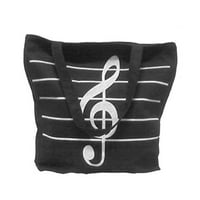 Modni muzički simboli Canvas Tote torbica na rame Torbe za kupovinu