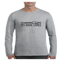 MMF - majice s dugim rukavima, do veličine 5xl - prekrasan dan za spašavanje života