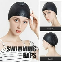 Silikonski poklopac, komforna kupanje kapa idealna za kovrčavu kratkoj srednje dugu kosu, plivajuća