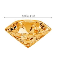 Kućni dekor Pribor Diamond Paperweight Jewels Vjenčani ukrasi Centrices Kućni dekor Poklon Decor Gold