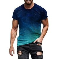 Muški grafički kratki rukav Grafički print casual crewneck 3D ispisana Novost Realistic Summer Majica