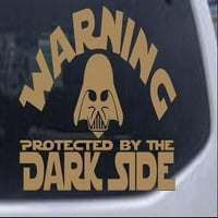 Darth Vader Tamna bočna automobila ili kamion prozor Laptop naljepnica za naljepnicu za laptop svijetlo